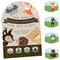 Big Dot of Happiness Woodland Creatures - Baby Shower or Birthday Party Scavenger Hunt - 1 Stand and 48 Game Pieces - Hide and Find Game